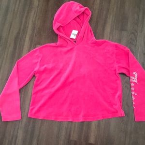 Juicy Couture Black Label Pink Hoodie - Size Large